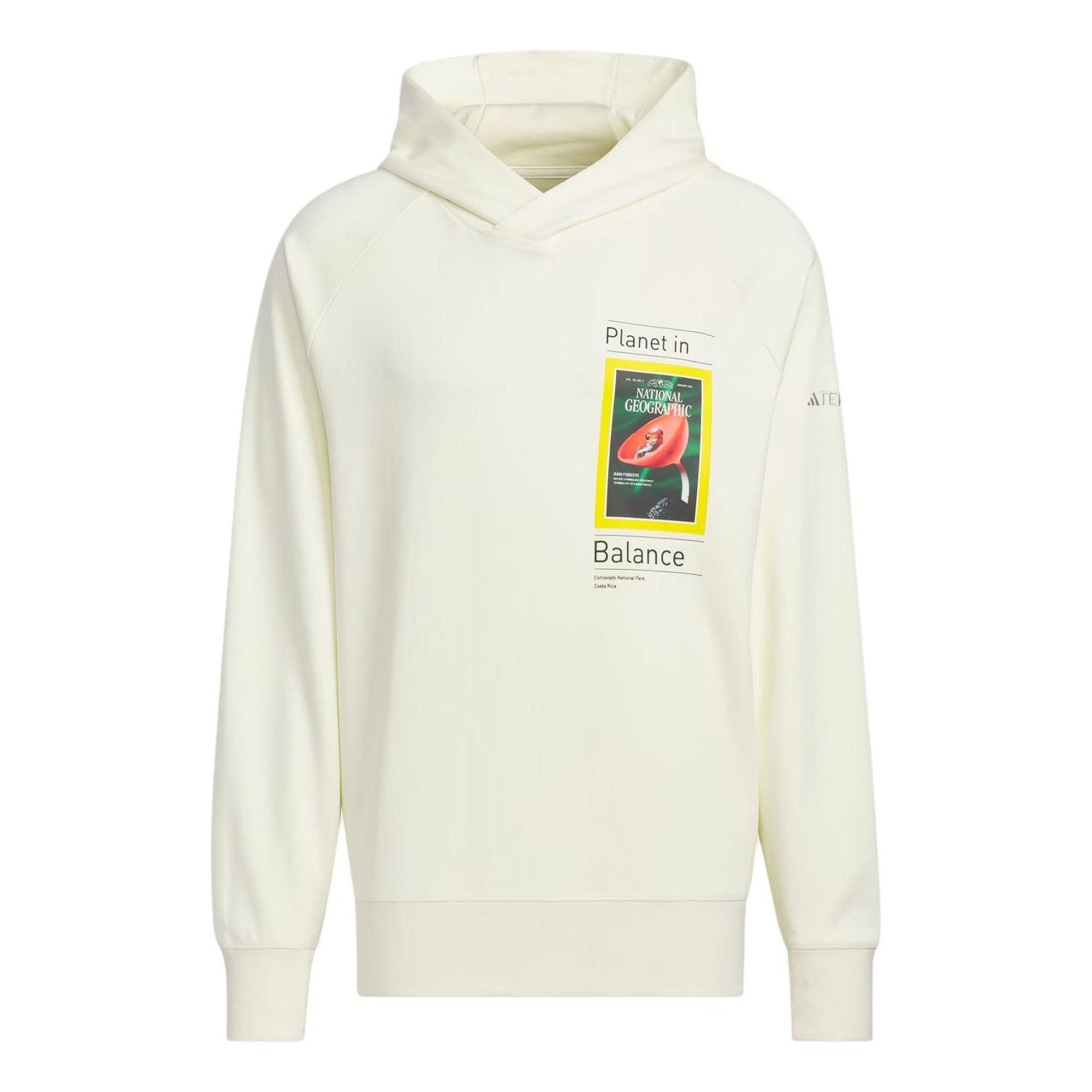 adidas x National Geographic DWR Graphic Hoodie Asia Sizing 'Beige' IS9523