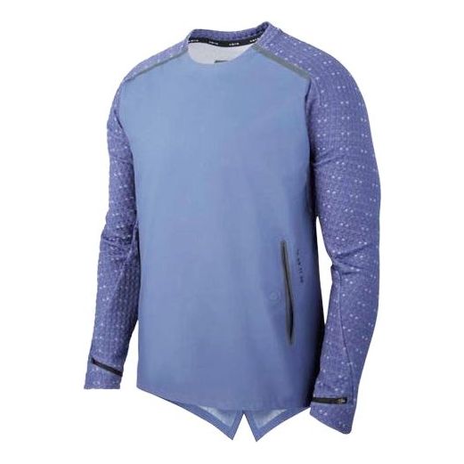 Nike Running Sports Gym Training Long Sleeves Blue BV5684-557