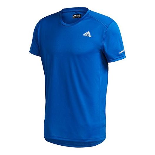 adidas Logo Printing Running Sports Male Blue GC9094