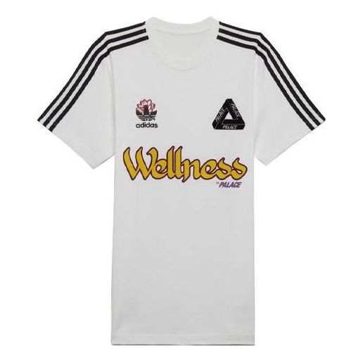 Palace X Adidas Originals Wellness Graphic Short Sleeve T-Shirt 'White' H61822