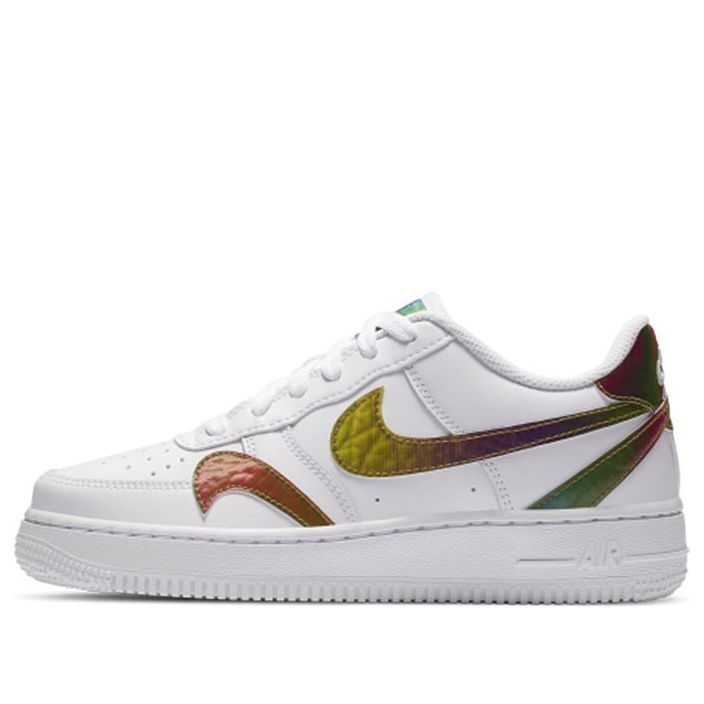 (GS) Nike Air Force 1 LV8 2 'Misplaced Swooshes - White Multi' CZ5890-100