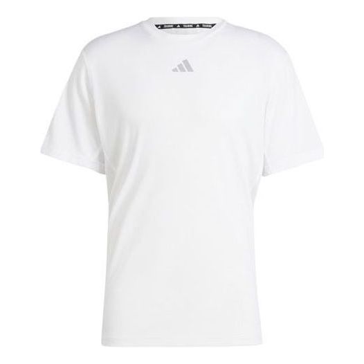 adidas HIIT Workout 3-Stripes Tee Asia Sizing 'White' IS3718