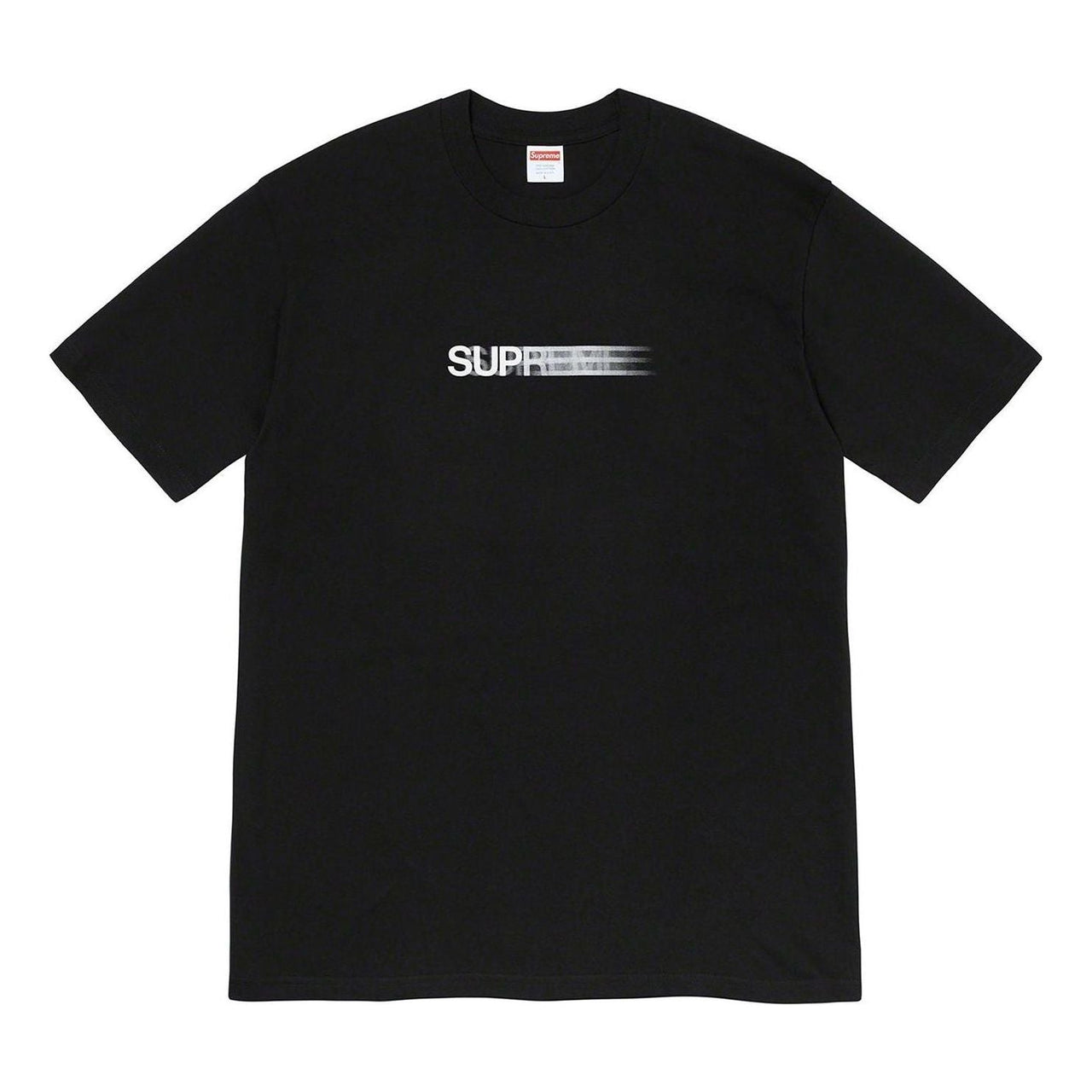 Supreme Motion Logo T-Shirt 'Black White' SUP-SS23-273