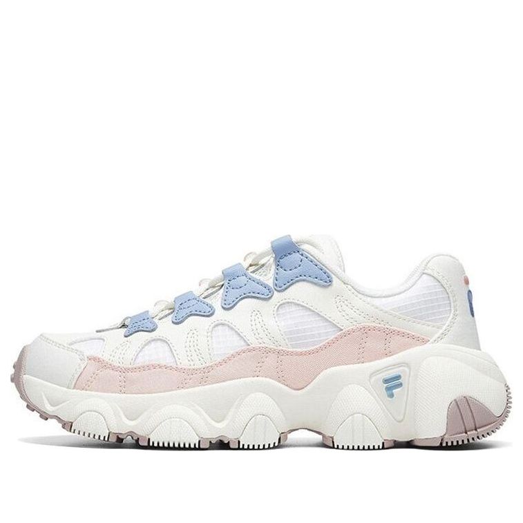 (WMNS) FILA Jagger Vintage Sneakers White/Pink/Blue F12W031402FSV
