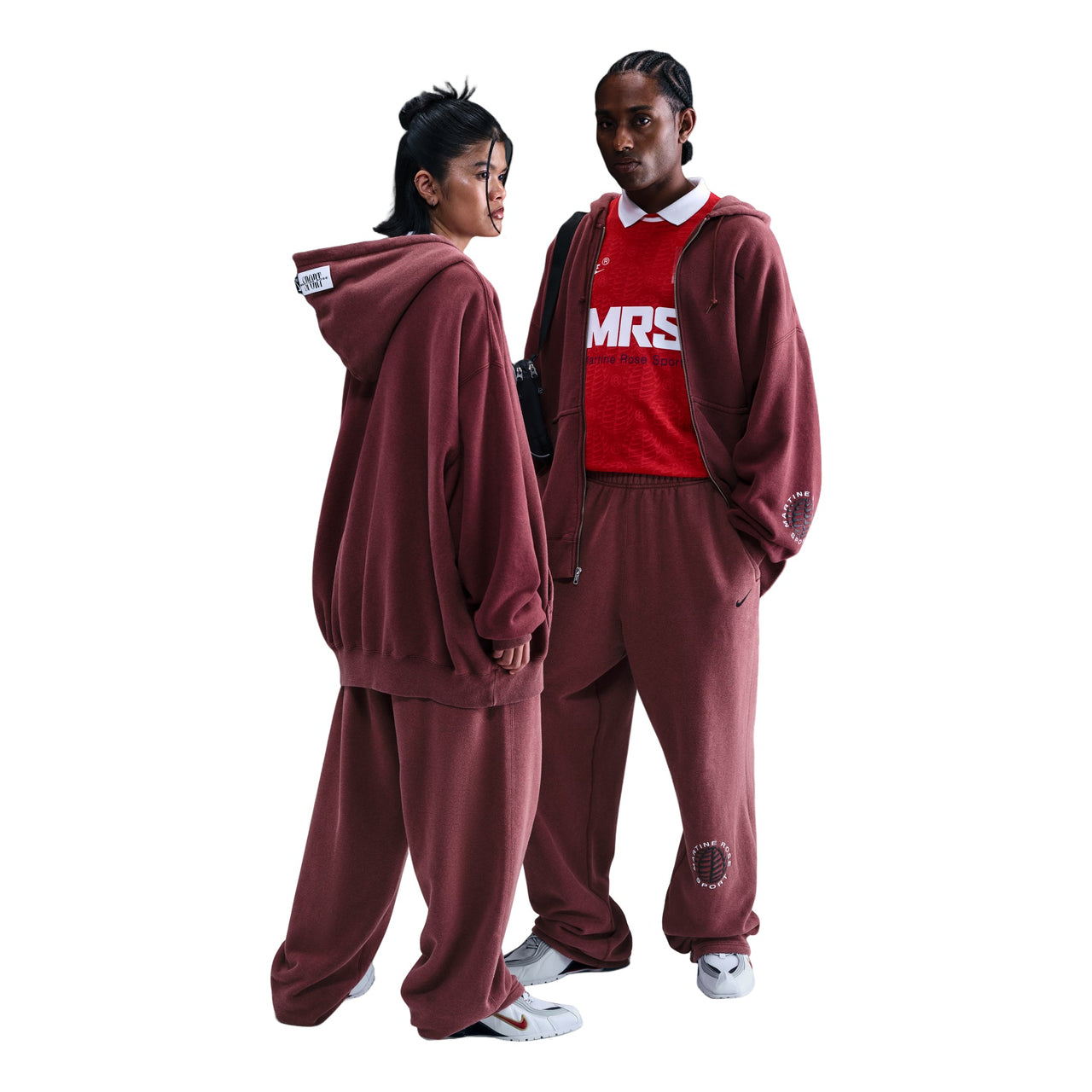 Nike x Martine Rose Fleece Trousers 'Red' HM9033-613