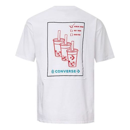 Converse Applique Short-sleeve Tee Unisex White 10020849-102