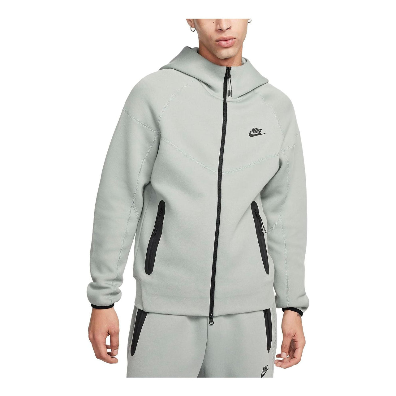 Nike Sportswear Tech Fleece Windrunner Hooded Jacket Asia Sizing 'Light Green' FB7922-330