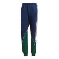 adidas originals B Trf Abs Swtpt Bundle Feet Colorblock Casual Sports Pants Navy Blue GE0818