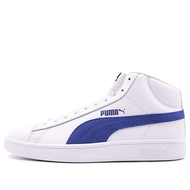 PUMA Smash v2 Mid L 'White Blue' 366924-01