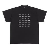 Balenciaga Archives Logos T-Shirt Oversized 'Black' 712398TNVQ71070
