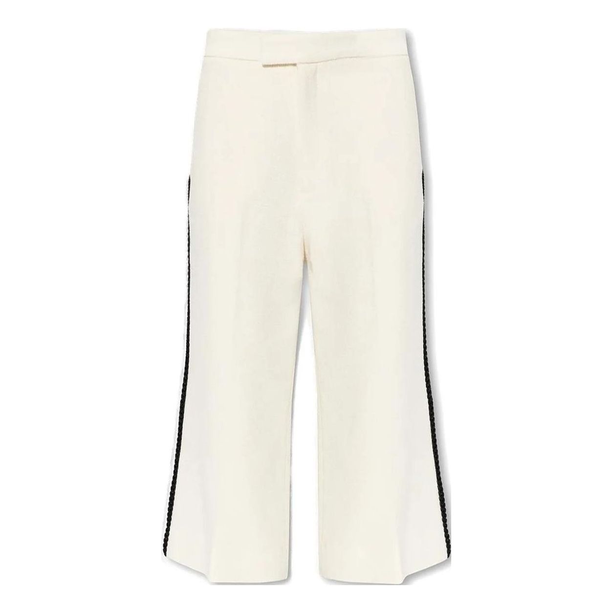 (WMNS) Gucci Wool Tweed Pant With Interlocking G Patch 'White' 748172-ZANJC-9169