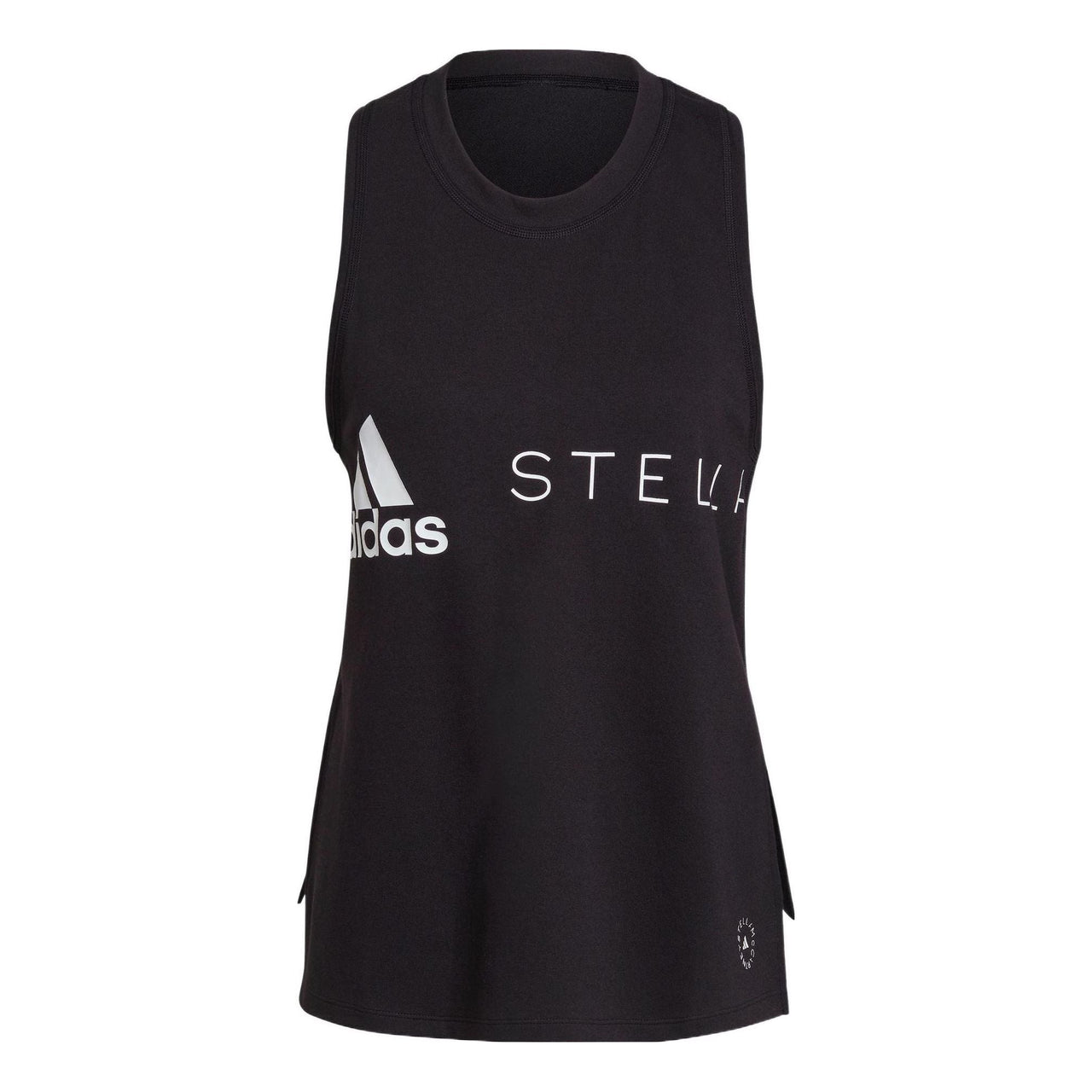 (WMNS) adidas By Stella McCartney Sportswear Logo Tank Top 'Black White' H59971