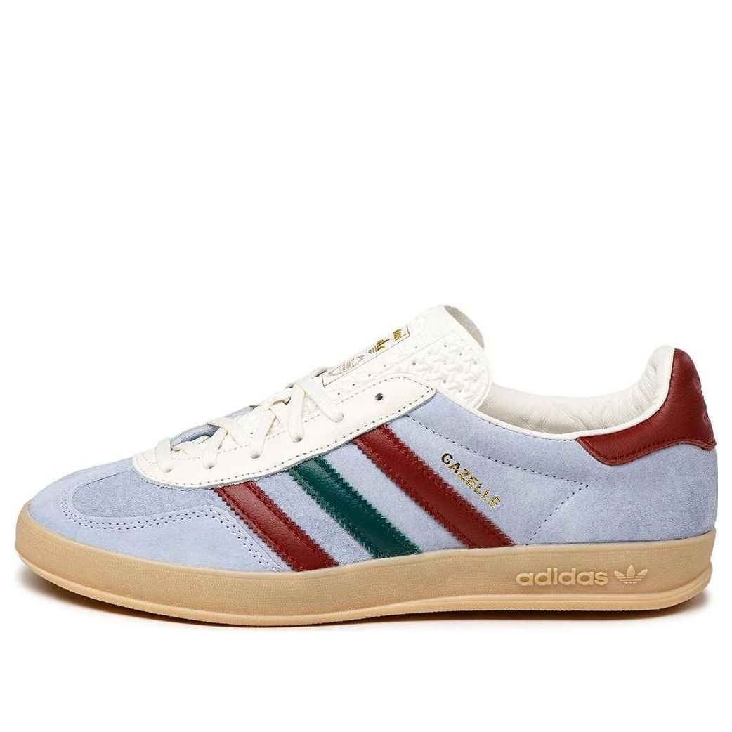 adidas Gazelle Indoor Shoes 'Blue Dawn Collegiate Burgundy' IG4994
