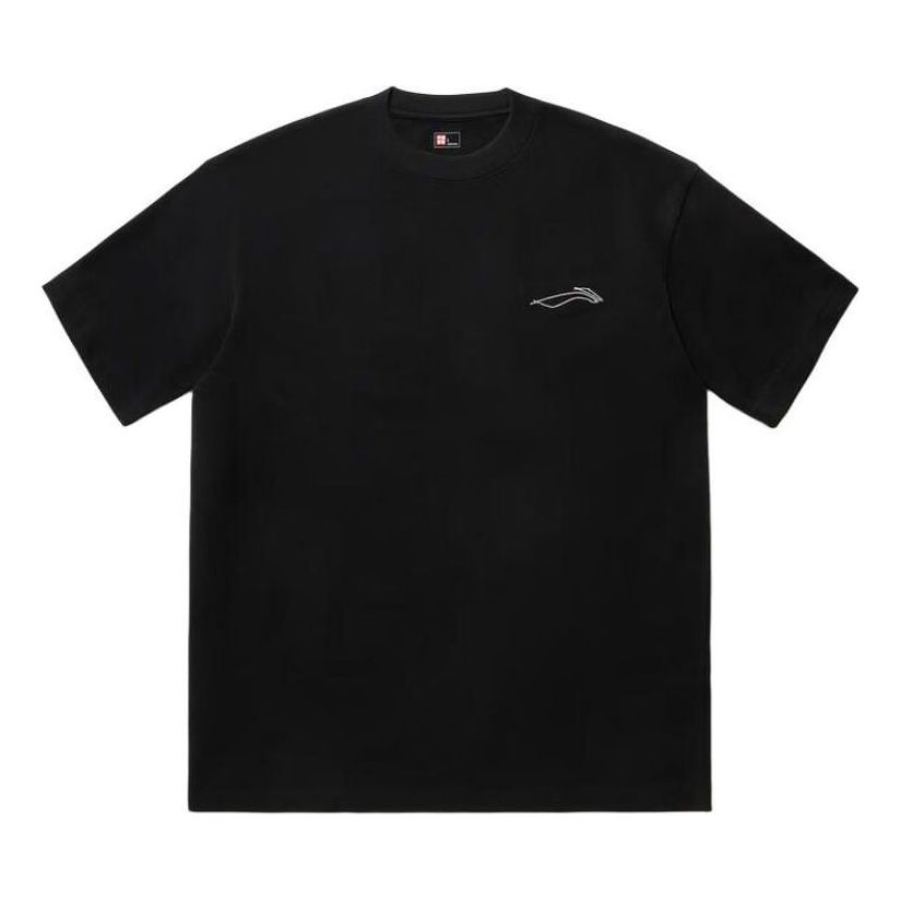 Li-Ning Small Classic Logo T-shirt 'Black' AHSU203-1