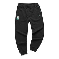 FILA FUSION Knit Bundle Feet Casual Sports Pants Black T11M123601F-BK