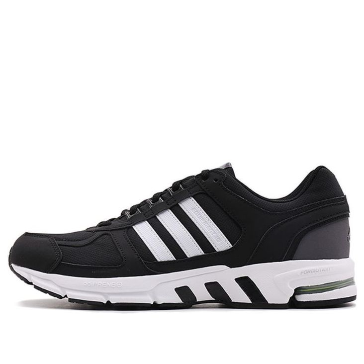 adidas Equipment 10 Wear-resistant Shock Absorption Low Tops Sports Black White DA9375