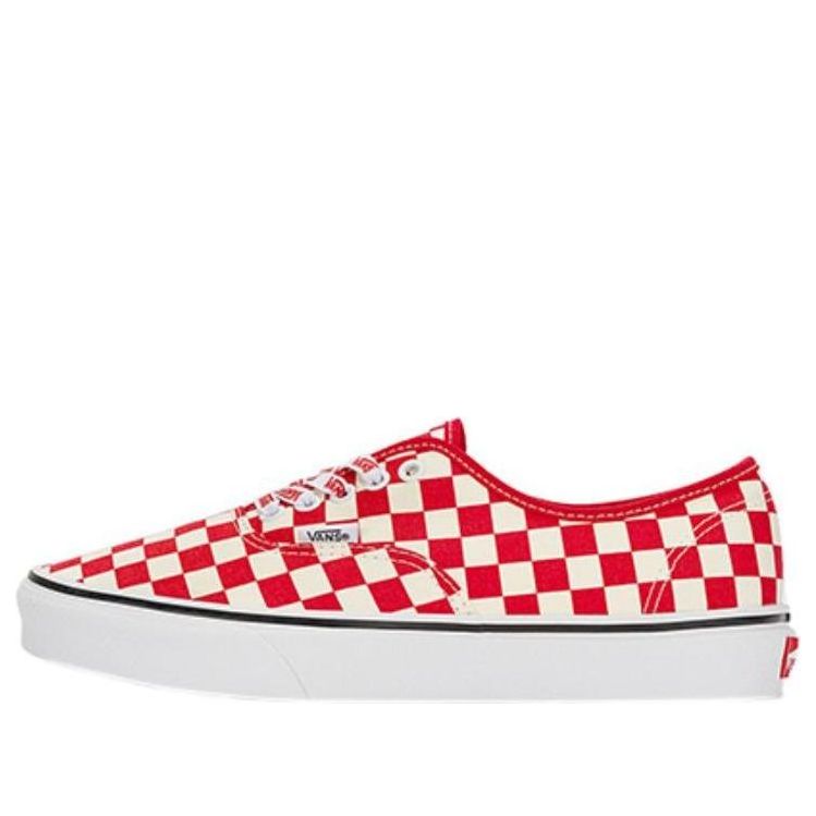 Vans Authentic Check Racing 'Red' VN0009PVIZQ