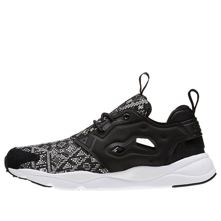 (WMNS) Reebok Furylite Gt Running Shoes Black/White/Grey BD4461