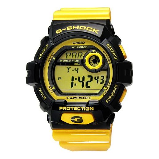 CASIO G-Shock Digital 'Black Yellow' G-8900SC-1Y2021