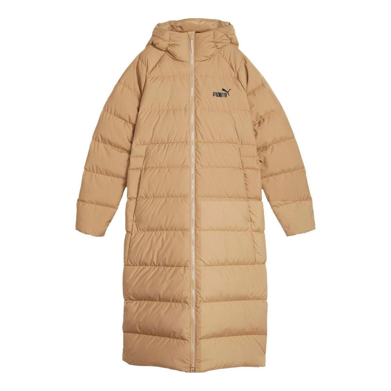 (WMNS) PUMA Long Hooded Down Coat 'Beige' 678331-85