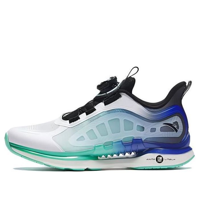 (GS) ANTA Running Series Sneakers 'White Blue Green' A312425577-2