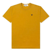 COMME des GARCONS PLAY Mini Heart Logo Tee 'Mustard Yellow' AZ-T214-051-5