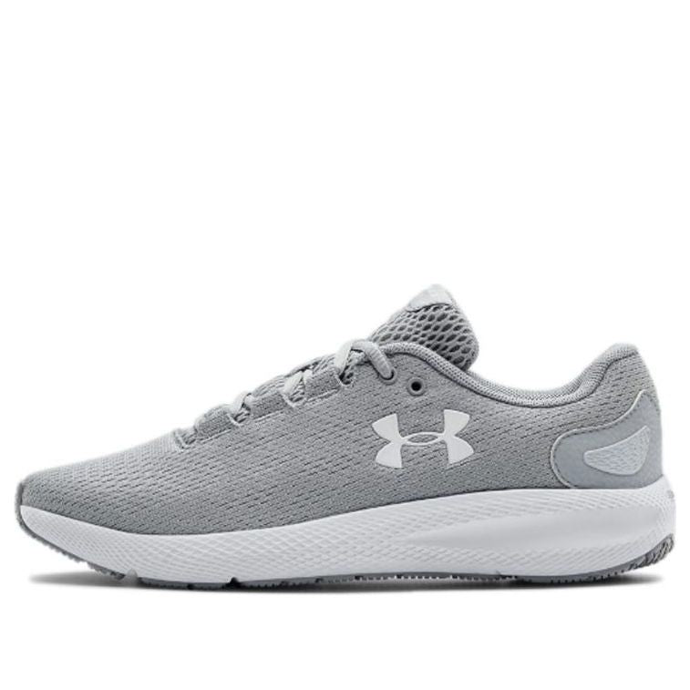 (WMNS) Under Armour Charged Pursuit 2 Sports Shoes Gray/White 3022604-101