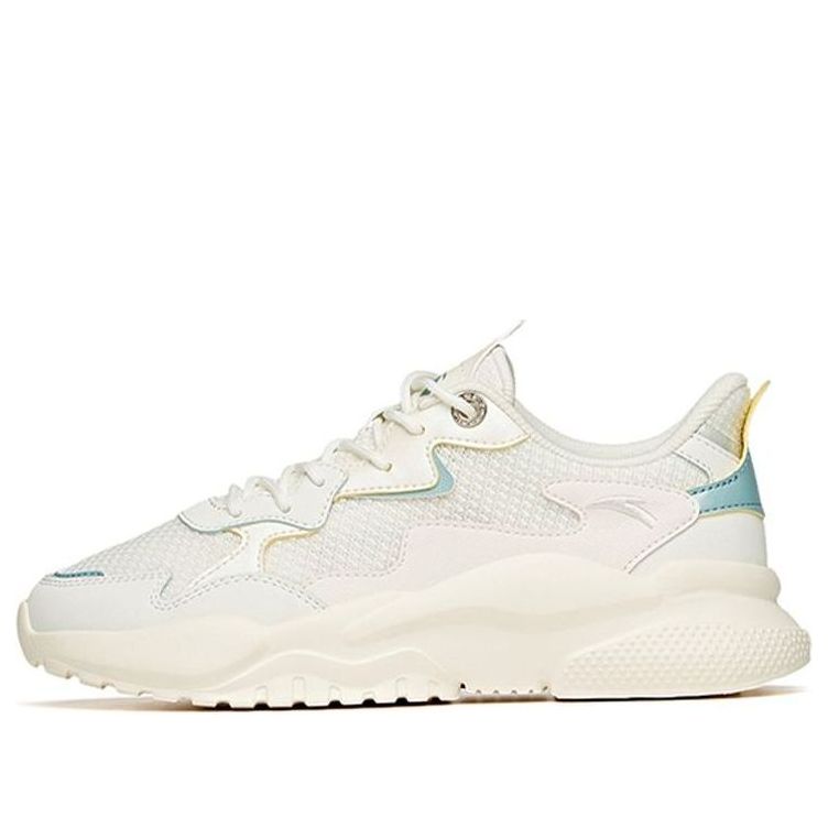 (WMNS) ANTA Life Series Sneakers 'White Teal Yellow' 922128883-2