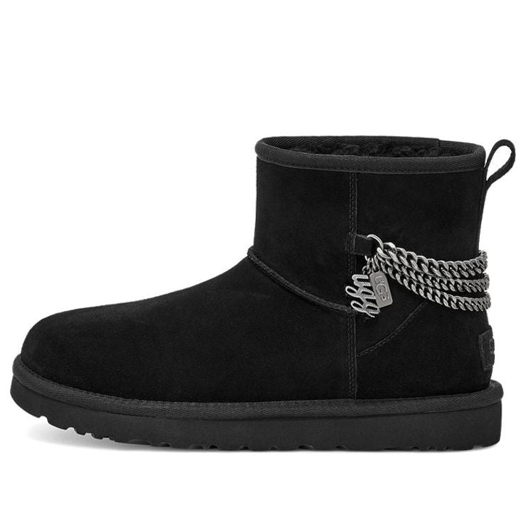 (WMNS) UGG Classic Mini Chains 'Black' 1123668-BLK