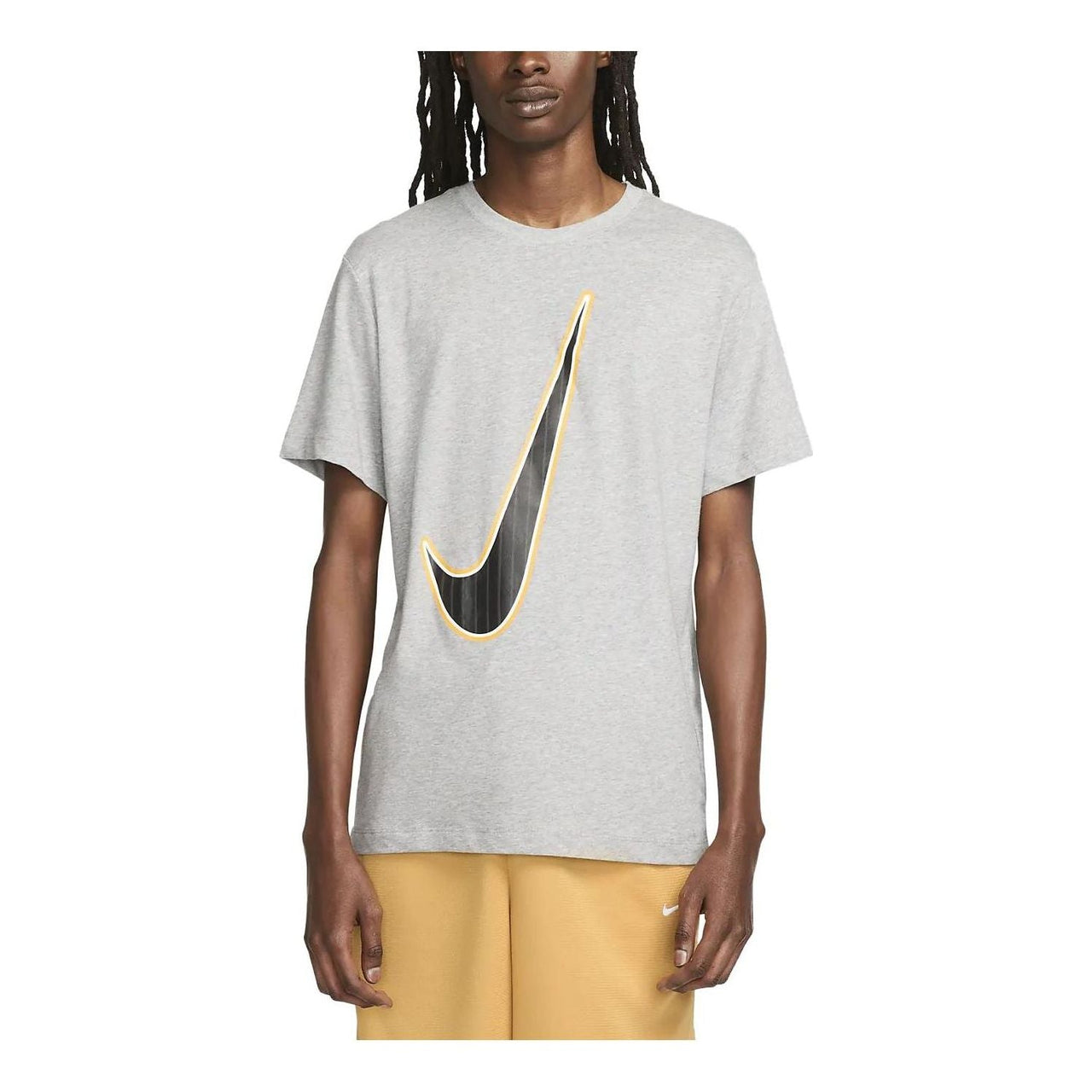 Nike Dri-FIT Logo T-Shirt 'Grey' FD0049-063