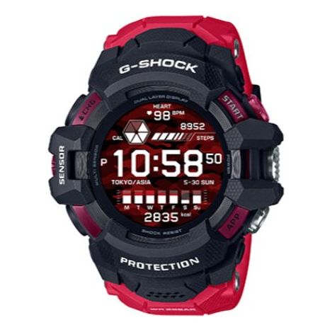 CASIO G-Shock Digital 'Black Red' GSW-H1000-1A4