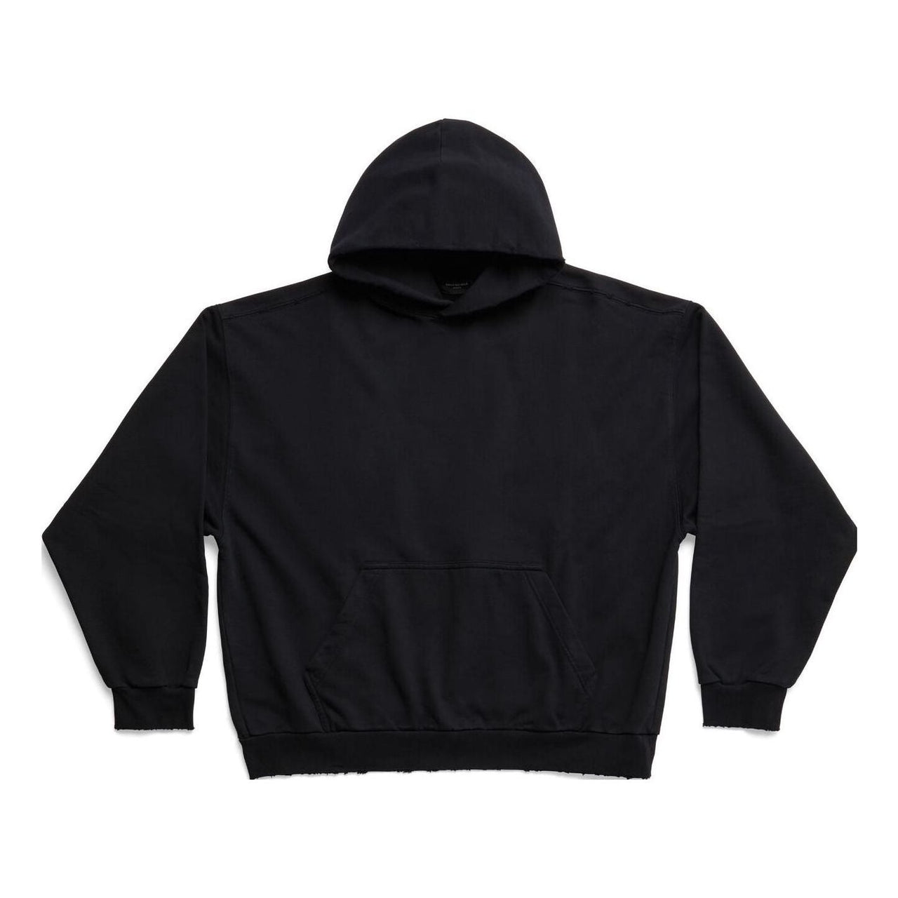 Balenciaga Hoodie Medium Fit 'Black Faded' 742603TOVF39034