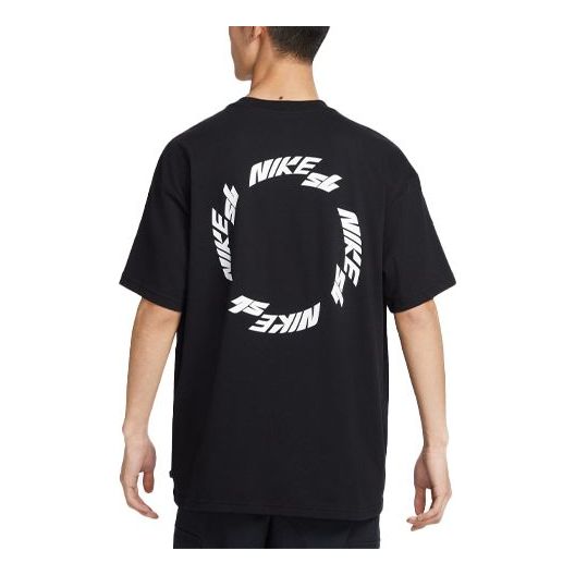 Nike SB Wheel T-Shirt 'Black' FB8143-010