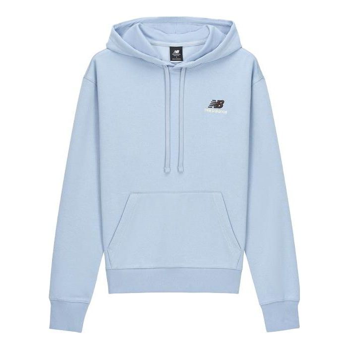 New Balance Essentials Unissentials Sweat Pullover Hoodie 'Light Arctic Grey' UT21500-LAY
