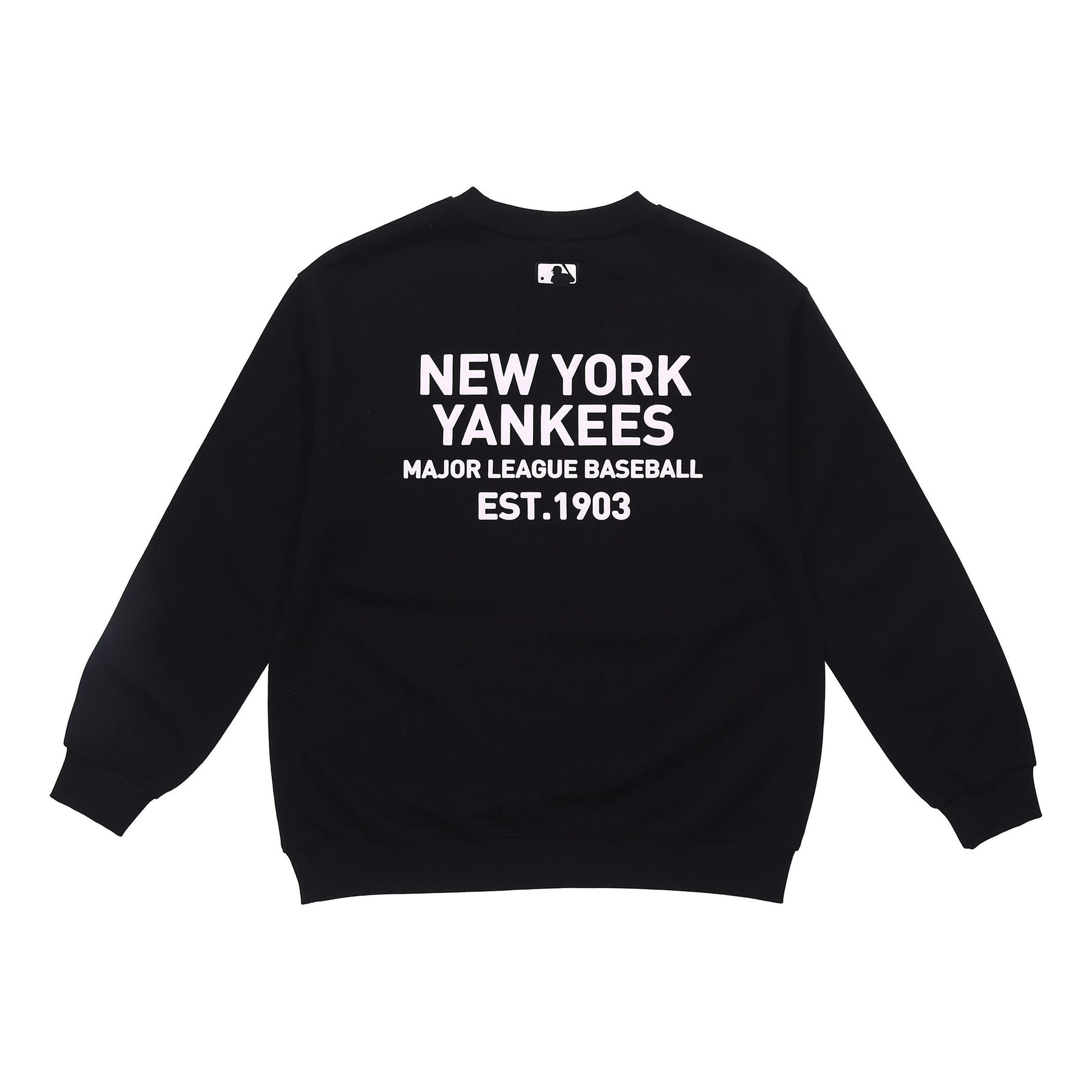 MLB New York Yankees Printing Logo Sports Long-Sleeve Fleece Unisex Black 31MT21011-50L