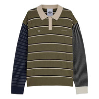 adidas x SFTM 007 Long-Sleeve T-Shirt Asia Sizing 'Olive Strata Alumina Black' KS1343