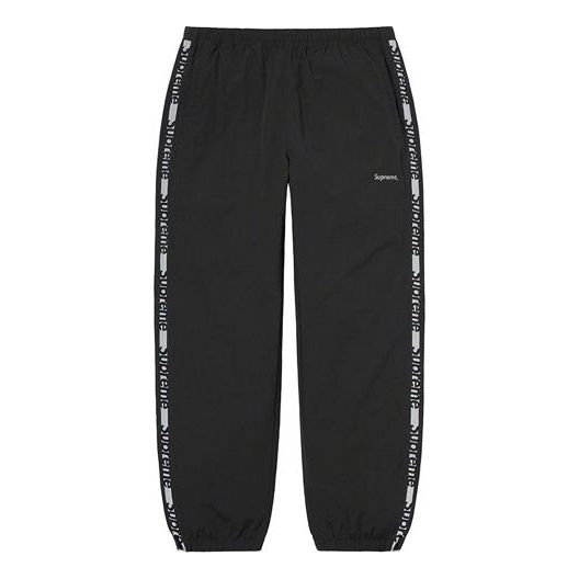Supreme Reflective Zip Track Pants 'Black White' SUP-SS21-533