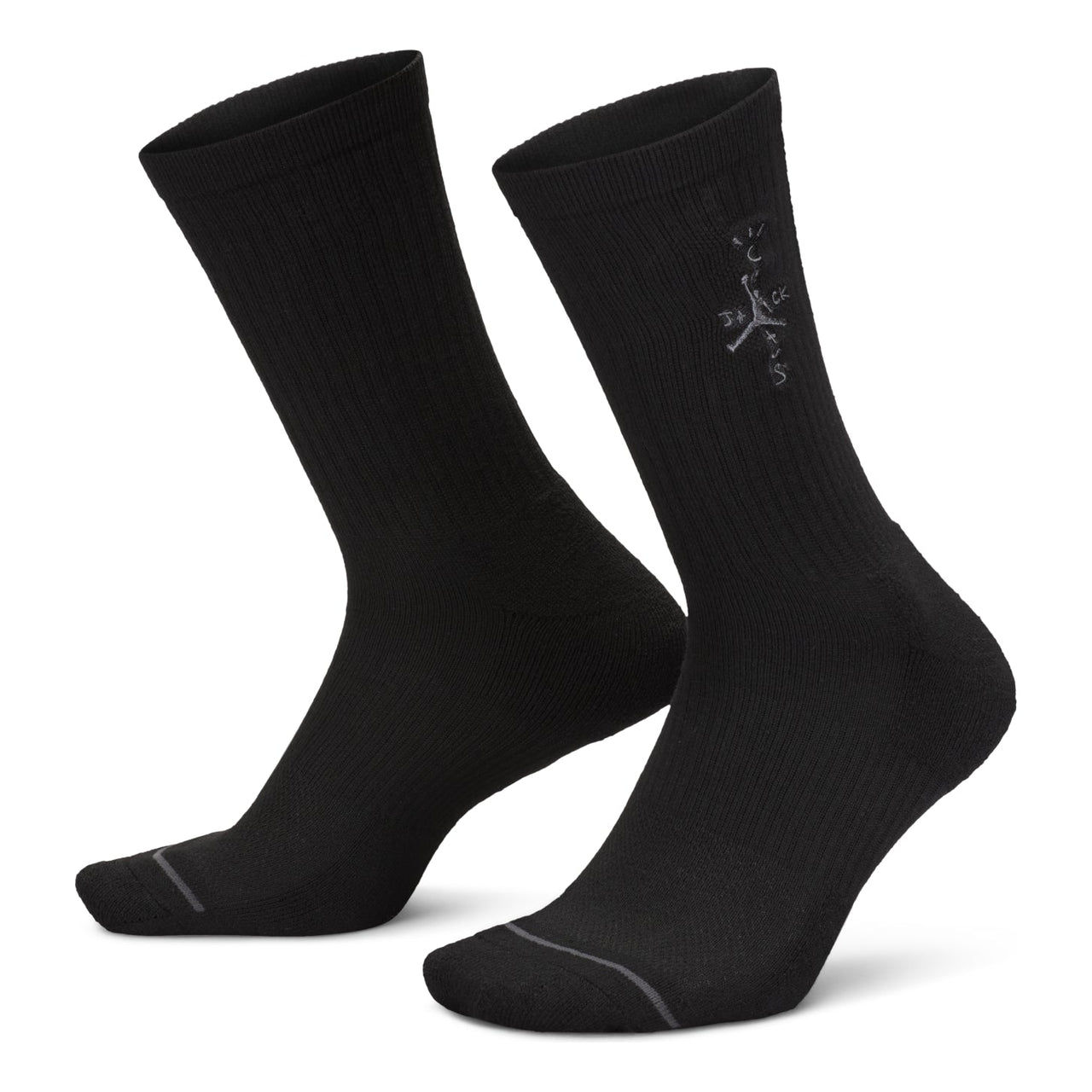 Air Jordan x Travis Scott Crew Socks 'Black' FV4054-010