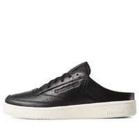 (WMNS) Reebok Club C 85 Mule Sneakers Black CN7805
