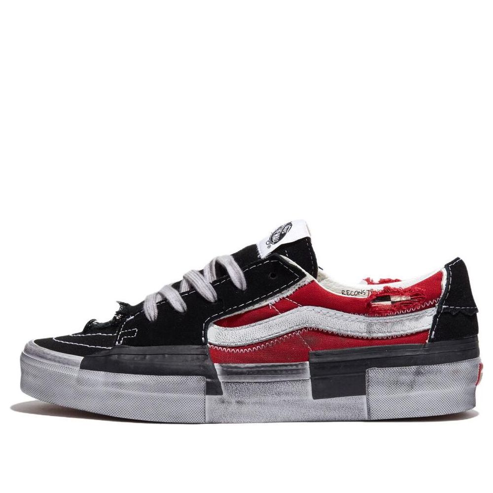 Vans Sk8-Low Reconstruct 'Black Red' VN0009QS458