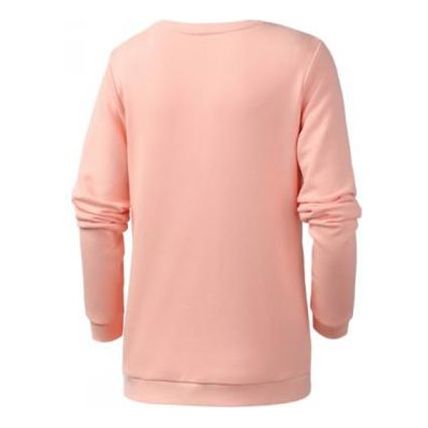(WMNS) adidas neo CE Sweatshirt Pink/White EI4696