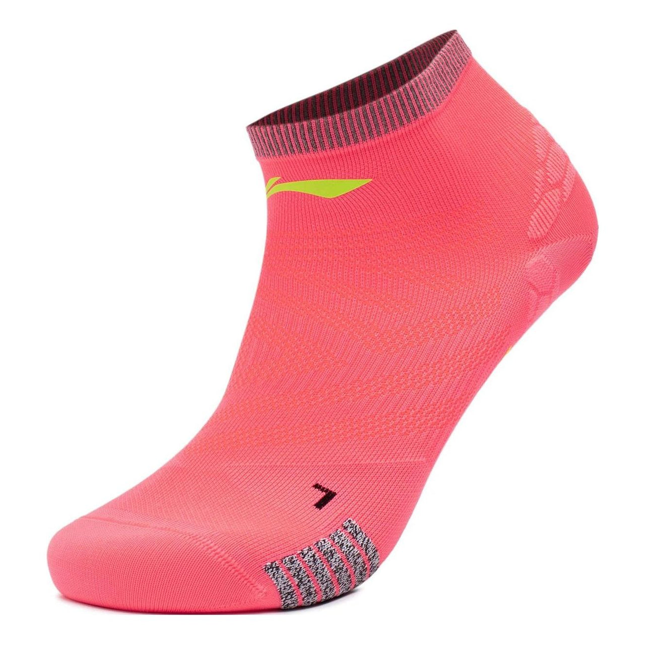 Li-Ning Running Short Socks 'Neon Red' AWST101-2