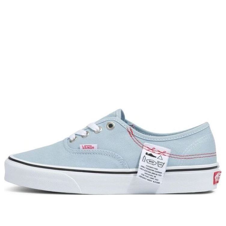 Vans Authentic Washed Patch Low Top Casual Canvas Skate Shoes Unisex Blue Red VN0A4UUC9GW