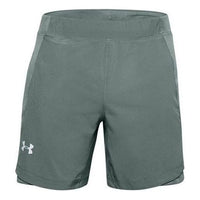 Under Armour Qualifier SpeedPocket 7 inch Shorts 'Green' 1326600-424