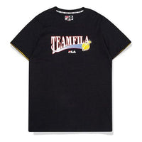 FILA FUSION Basketball Series Short Sleeve Black T11M022116F-BK