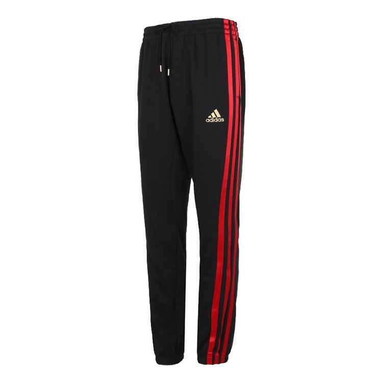 adidas Cny Spt Pant Knit Casual Long Pants Black GV0738