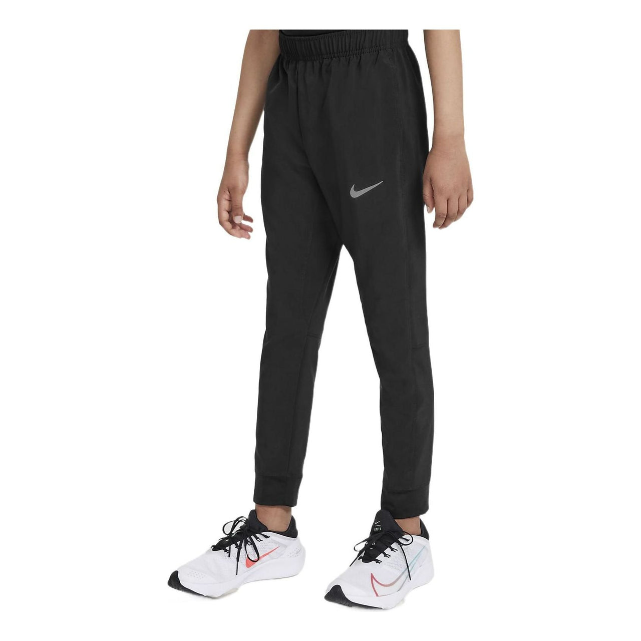 (GS) Nike Woven Bundle Feet Casual Sports Pants/Trousers/Joggers Boy Black DD8428-010
