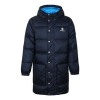 Converse Long Down Puffer Jacket 'Navy Blue' 10006882-A02