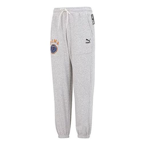 PUMA Team Pants Tr Logo Pants 'Grey' 622277-04