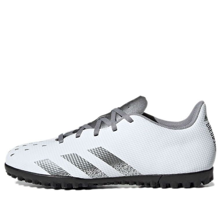 adidas Predator Freak.4 Turf Soccer Shoes 'Cloud White Iron Metallic Solar Red' FY6339
